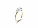 18ct Yellow Gold Diamond 3 Stone Ring