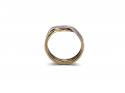 18ct Yellow Gold Diamond Wishbone Ring