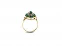 9ct Yellow Gold Emerald & Diamond Ring