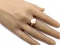 9ct Rose Gold Kite Shaped Signet