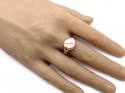 9ct Rose Gold Kite Shaped Signet