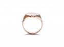 9ct Rose Gold Kite Shaped Signet