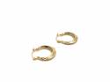 9ct Yellow Gold Small Hoop Earrings 10mm