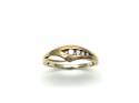 9ct Yellow Gold CZ Shaped Ring