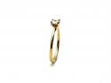 18ct Radiant Cut Diamond Solitaire Ring