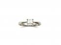 18ct White Gold Princess Cut Diamond