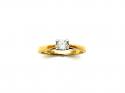 18ct Diamond Solitaire Ring 0.21ct