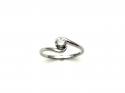 18ct White Gold Diamond Solitaire Ring