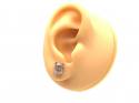 9ct Yellow Gold Kunzite Stud Earrings