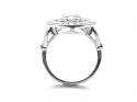 Silver CZ Statement Cluster Ring