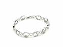 Silver Semi Precious Gem Stone Bracelet