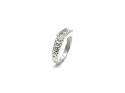 Silver Childs CZ 3 Stone Ring