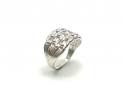 Silver 4 Row Keeper Ring