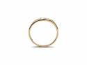 9ct Yellow Gold Diamond Wishbone Ring