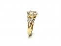 9ct Yellow Gold Topaz & Diamond Ring