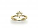 18ct Yellow Gold Diamond Solitaire Ring 0.88ct