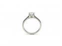 Platinum Diamond Solitaire Ring 0.87ct