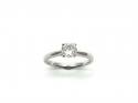 Platinum Diamond Solitaire Ring 0.87ct