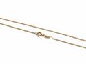 18ct Yellow Gold Fine Curb Chain 16 inch