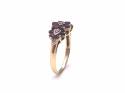 9ct Ruby & Diamond Cluster Ring