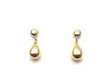 Drop Stud Pear Shaped Earrings