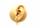 9ct Celtic style Drop Earrings
