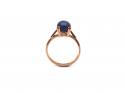 9ct Rose Gold Sapphire Solitaire Ring