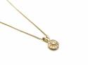 9ct C.Z Pendant & Chain