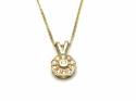 9ct C.Z Pendant & Chain