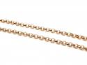 9ct Rose Gold Round Belcher Chain