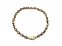 9ct Yellow Gold Tanzanite Bracelet