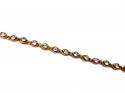 9ct Yellow Gold Tanzanite Bracelet