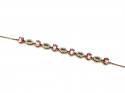 9ct Pink Sapphire & Diamond Bracelet