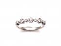 9ct White Gold Diamond Eternity Ring 0.20ct