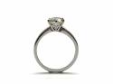 Platinum Diamond Solitaire Ring Est1ct