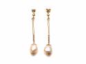 14ct Baroque Pearl Drop Earrings