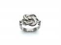 Silver Plain Knot Ring