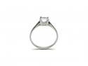 Silver CZ Solitaire Ring