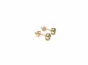 9ct Yellow Gold Peridot Stud Earrings