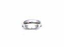 9ct White Gold Plain Wedding Ring