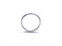 18ct White Gold Plain Wedding Ring