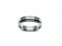 Tungsten Carbide Thin Wood Inlay Ring