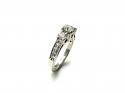 Platinum Diamond Ring Est 1.12ct