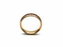 Tungsten Carbide Wood Inlay & Rose IP Plating Ring