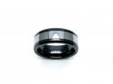 Tungsten Carbide Black Edged Ring