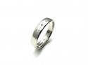 18ct White Gold Plain Wedding Ring