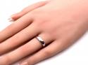 18ct White Gold Plain Wedding Ring