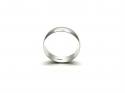 9ct White Gold Plain Wedding Ring