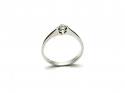 18ct White Gold Diamond Solitaire Ring