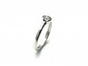 18ct White Gold Diamond Solitaire Ring